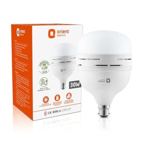 Orient Electric 30 W Emergency Inverter Rechargeable LED Bulb | Cool Day Light (6500K) | Energy Efficient | 4 Hour Battery Backup | Pack of 1