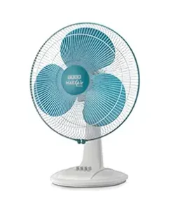 Alternative view of USHA Maxx Air Ultra Table Fan | 400MM Sweep Size | 1350_RPM | Aerodynamic Blade Design for High Air Delivery | Corrosion Protection with Plastic Blades | 3 Speed Settings | Light Blue