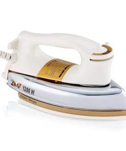 Rico 1200W 2KG Heavy Weight Dry Iron With 2 Years Replacement Warranty | Japanese Quick Heat Technology with Advance Sole Plate Iron Press | Shock Proof Iron Box for Clothes | Made In India - AI14