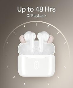 Alternative view of Boat Airdopes 141 Gen 2, 4 Mics ENx Tech, 48 Hrs Playback, Free Music Streaming, Fast Charge, Low Latency, IPX4, v5.4 Bluetooth Earbuds, TWS Ear Buds Wireless Earphones with mic (Active White)
