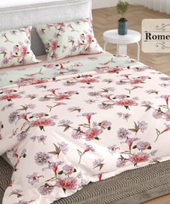 Romeo Juliet 100% Cotton King Size Bedsheet Set