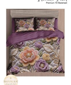 Alternative view of FLORENCE PEARL Premium 7D King Size Bedsheet Set