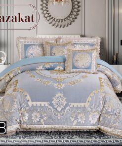 NAZAKAT – 6 Pc Luxury Comforter Cum Bedcover Set
