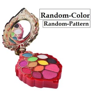 Makeup Kit for Girls Full Kit Eye shadow Lip Gloss Mirror Contour Powder Combination Palette Random-Design Random-Color Pack of 1
