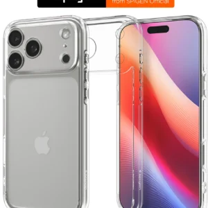 Spigen Back Cover for iPhone 17 Pro (Transparent, Shock Proof, Pack of: 1)