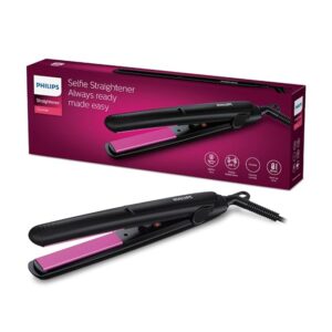 Alternative view of Philips India's No.1 Hair Styling Brand Selfie Hair Straightener, Minimized Heat Damage,SilkPro Care, Ceramic Plates,Smooth Shiny Straight Hair, 210°C Temp, Salon like Result | For Indian Hair, HP8302