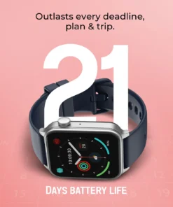 Alternative view of Noise Pulse Hyper, 21 Days Battery, 1.85 Display, AI Watch Faces,1 ATM Water Resistant Smartwatch (Denim Blue Strap, Regular)