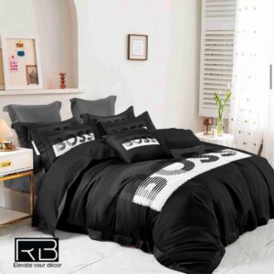 Brands King Bedsheet With Panel Print