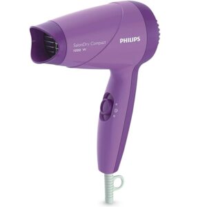 Alternative view of Philips India's No.1 Hair Styling Brand -Hair Dryer 1000W |Blow Dry for Men & Women | 2 Heat Settings| ThermoProtect tech |Travel-Friendly, Quick Dry, Frizz Control | For Indian Hair |HP8100/46 Purple