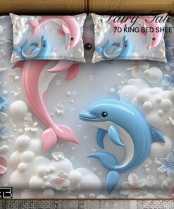 Alternative view of FAIRYTALE KING 7D Bedsheet