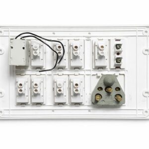 Alternative view of Modular Switch Board 8 Switch + Socket + Regulator switch board, modular switch electrical (White)
