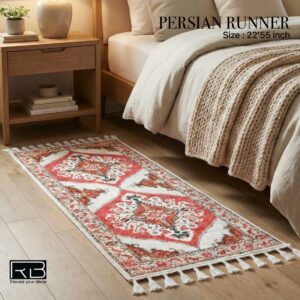 Alternative view of Neutral Beauty - Persian runner for Modern Boho Living rooms / Bed rooms