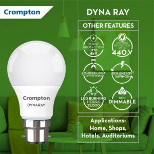 Alternative view of Crompton 20 W Standard B22 LED Bulb (White)