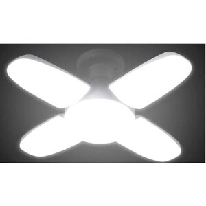 Gesto 28W Deformable Fan Shape High Bright Led Bulb-Upto 85% Energy Saving-B22 CFL Led Bulb for home,office,shop,hospital,factory-(Cool White-6500K) Pack of 1