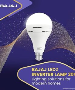 Alternative view of Bajaj LEDZ Inverter LED Lamp 20W B22 | 5 Star Rated | Surge Protection, Wide Voltage Range, Energy Efficient (Pack of 1, White)
