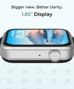 Noise Pulse Hyper, 21 Days Battery, 1.85 Display, AI Watch Faces,1 ATM Water Resistant Smartwatch (Denim Blue Strap, Regular)