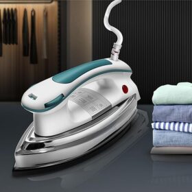 Wipro Elato GD203 1200 Watt Heavyweight Dry Iron, Quick Heat Up, Anti Bacterial German Weilburger Dual Coated Soleplate,5 Modes, Dry Iron Press,Wrinkle Free Clothes in One Shot, 2 Year Warranty,Blue