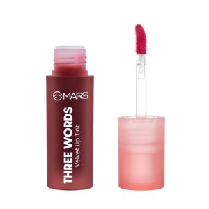 MARS Love Track Velvet Lip Tint (2.8ml) (THREE HEART) | Velvet Matte Finish | Non-Sticky & Lightweight | Highly Pigmented | Comfortable Wear