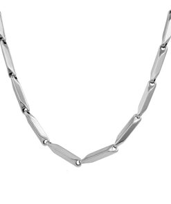 Nakabh Stainless Steel Rice Chain for Men and Boys