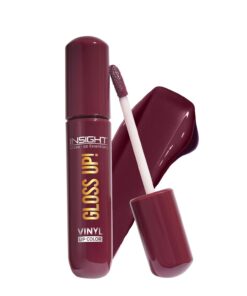 INSIGHT Gloss Up Lip Color - Cocoa Delight | High-Gloss Finish | Non-Transfer | Smudge Proof | Rich Pigmentation | Lightweight, Long-Lasting Formula | All-Day Comfortable Wear (4g)