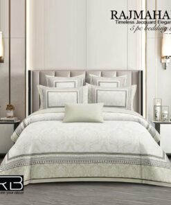 Timeless Jacquard Elegance 5 Pc Bedsheet Set by RB
