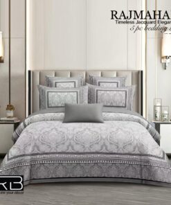 Alternative view of Timeless Jacquard Elegance 5 Pc Bedsheet Set by RB