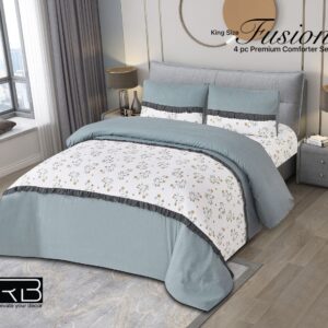 FUSION KING SIZE 4pc COMFORTER SET