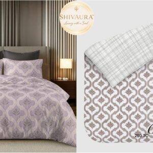 Alternative view of COOL VIBES- 250TC PURE COTTON   4PC AC DOHAR SET BY RISHAAN BEDDING