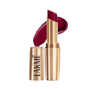 Alternative view of Lakme Powerplay Priming Matte Lipstick, Smooth Matte Finish, Lightweight Lipstick, Smudgeproof, Lasts 16hrs, Hydrates Lips, Deep Wine, 3.6g