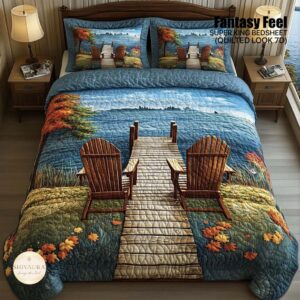 Alternative view of FANTASY FEEL  SUPER KING 7D DIGITAL PANEL BEDSHEET