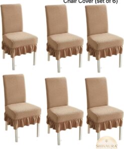 Alternative view of S4LF EMBOSSED ELASTIC CHAIR COVER