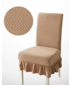 S4LF EMBOSSED ELASTIC CHAIR COVER