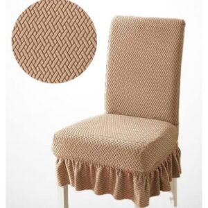 S4LF EMBOSSED ELASTIC CHAIR COVER
