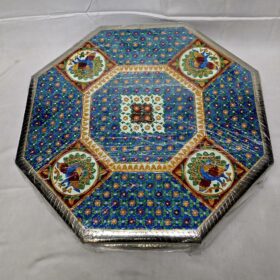 Meenakari bajot octagen 26 inch