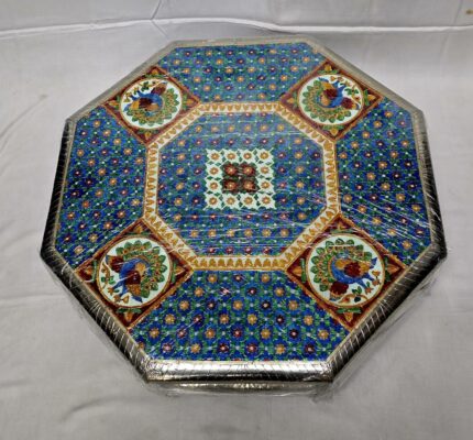 Meenakari bajot octagen 26 inch