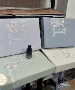 DYNAMIC Royal Embroidery King Size Bedsheet