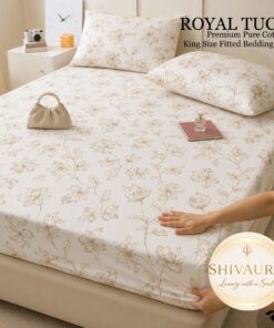 Alternative view of Royal Tuck 300TC King Size Fitted Bedding Set by Shivaura