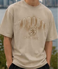 Alternative view of Toronto Oversized Beige Graphic T-Shirt for Men | Premium Cotton Round Neck Casual Tee | M–XXL