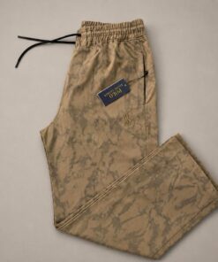 Alternative view of USPA Military Print Straight Fit Lower – Nylon Crush Lycra Track Pant