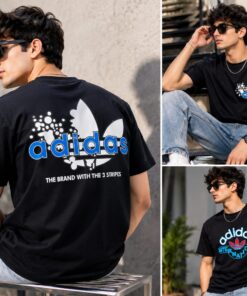 Men's Urban Youth Black Cotton Graphic T-Shirt – Adidas