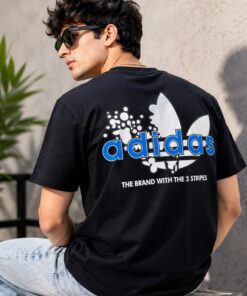 Alternative view of Men's Urban Youth Black Cotton Graphic T-Shirt – Adidas