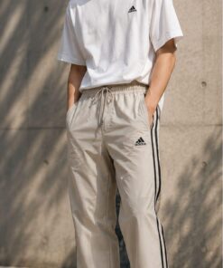 Alternative view of Adidas Men's Premium Utility Cargo Track Pants – Beige & Black