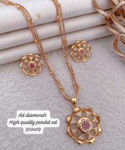 Premium Hot Sailing Pendant Set – High Gold Finish New Design