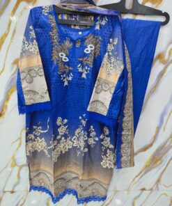 Premium Readymade Stitched Pakistani Designer Suit Set for Women with Dupatta