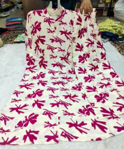 Alternative view of Premium Liva Rayon Digital Print Top with Miyani Palazzo Set for Women