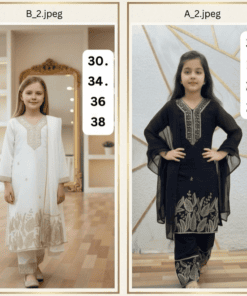 Premium Pakistani Designer Sequin Work Girls Suit Set – Crush Georgette Party Wear Dress
