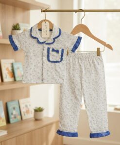 Alternative view of Premium Kids Cotton Night Suit for Boys & Girls – Soft Printed Night Dress Set (5–14 Years)