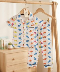 Premium Kids Cotton Night Suit for Boys & Girls – Soft Printed Night Dress Set (5–14 Years)