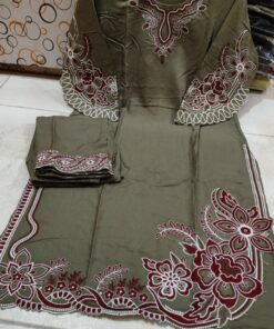 Alternative view of Premium Heavy Rayon Embroidered Kurti Pant Set for Women